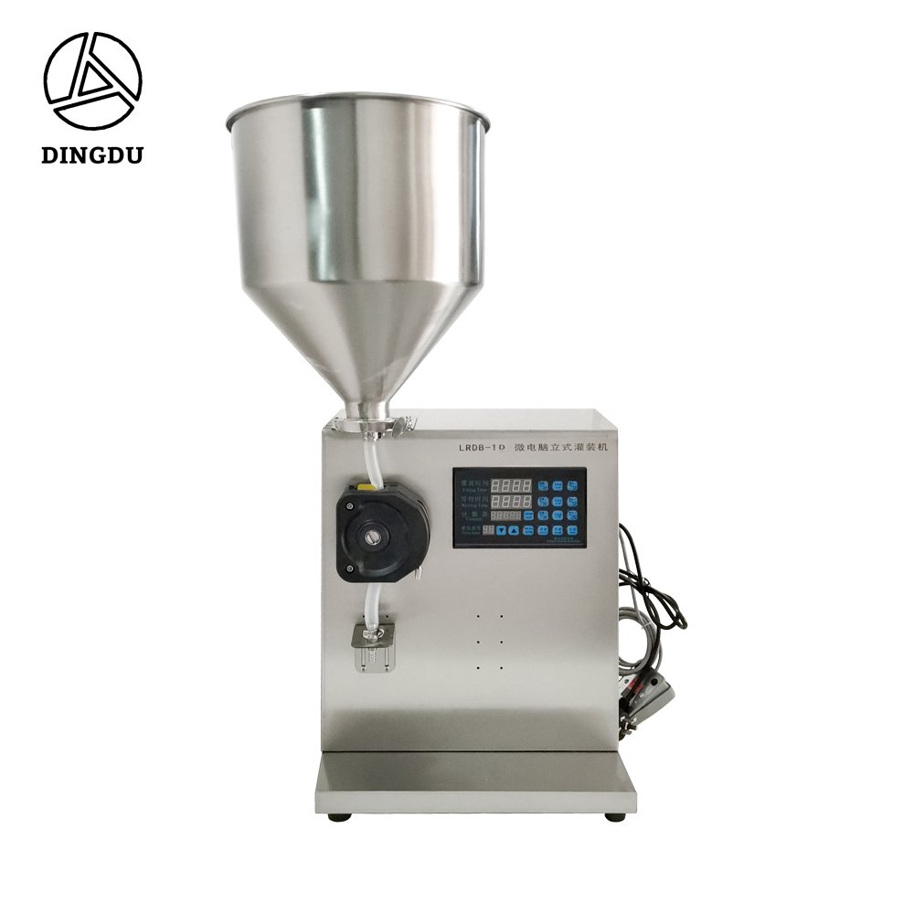 Production Line Peristaltic Pump Lotion Cream Gel Butter Paste Bottle Jar Viscous Liquid Filling Machine
